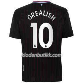 Aston Villa Jack Grealish 10 Borte Fotballdrakt 2020-2021 Kortermet